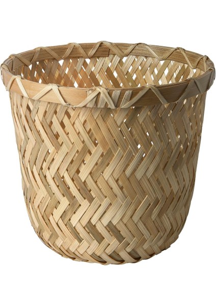 Klynnon Bambu Saksı - 12 cm Çap / 13 cm Yükseklik