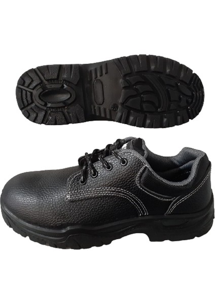 Erkek Siyah Bağcıklı Çelik Burunlu Iş Güvenlik Ayakkabısı modelleri