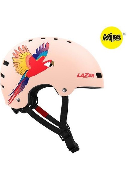 Lazer Kask One+ Mıps Ce-Cpsc Mat Pink Parrot M +Gr 55-59CM