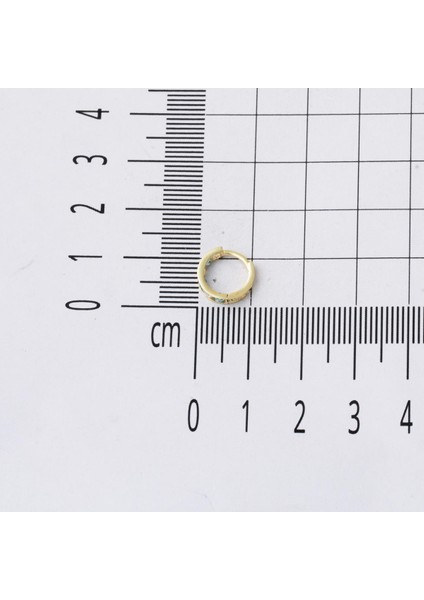 14 Ayar Altın Mavi Taşlı Kız Bebek Küpesi indirimleri