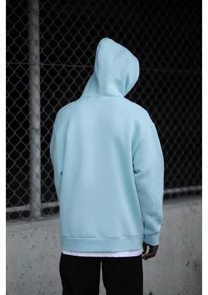 Kapşonlu 3 Iplik Kalın Içi Polarlı Oversize Kangru Cepli Erkek Sweatshirt fiyatları