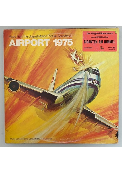 John Cacavas Airport 1975 (Music From The Original Motion Picture Soundtrack) Lp