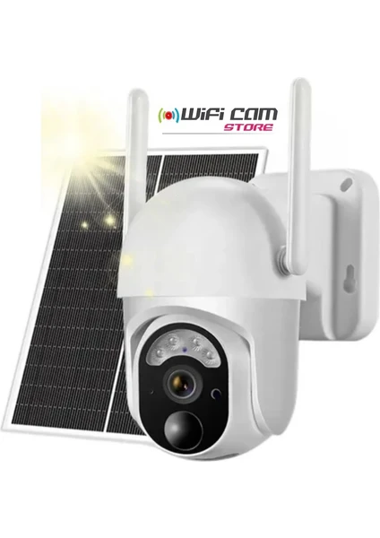 Wificam Plus Solar Güneş Enerjili Ptz Wifi Kamera 4mp Yüksek Çözürürlük Ubox Türkçe App Sim Kartlı Değildir Wifi Versiyondur