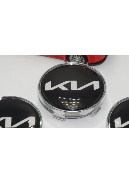 Kia Yeni Nesil Logo Jant Göbeği Kapak Seti 60MM
