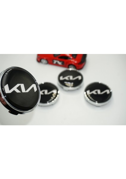 Kia Yeni Nesil Logo Jant Göbeği Kapak Seti 60MM