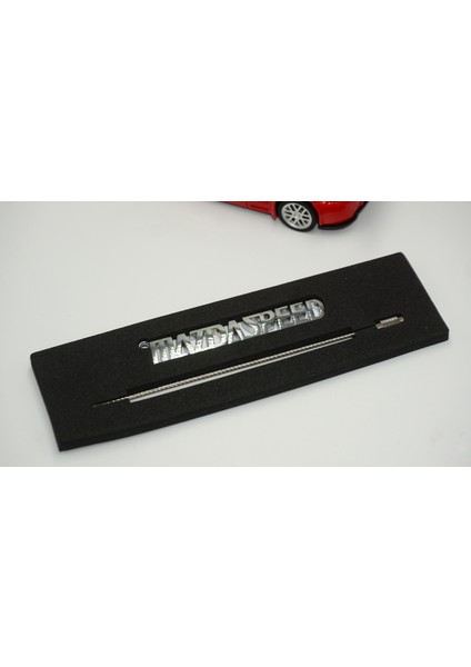 Mazda Speed Logo Krom Metal Çift Yön Halat Anahtarlık