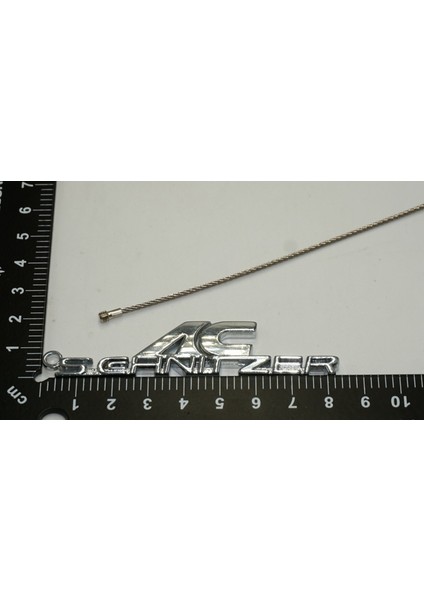 Bmw Ac Schnitzer Logo Krom Metal Çift Yön Halat Anahtarlık