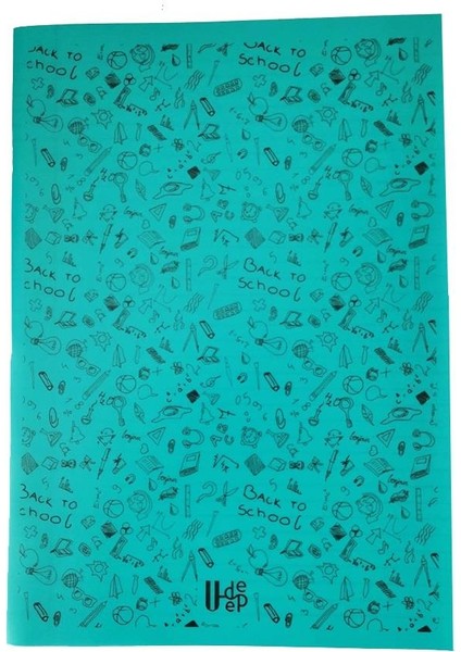 40 Yaprak Kareli Defter Plastik Kapak A-4 1 Adet Pp Kapak Büyük Boy Kareli Defter 40 Sayfa A4 Desenli Kapak