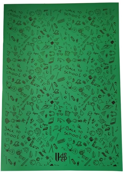 40 Yaprak Kareli Defter Plastik Kapak A-4 1 Adet Pp Kapak Büyük Boy Kareli Defter 40 Sayfa A4 Desenli Kapak