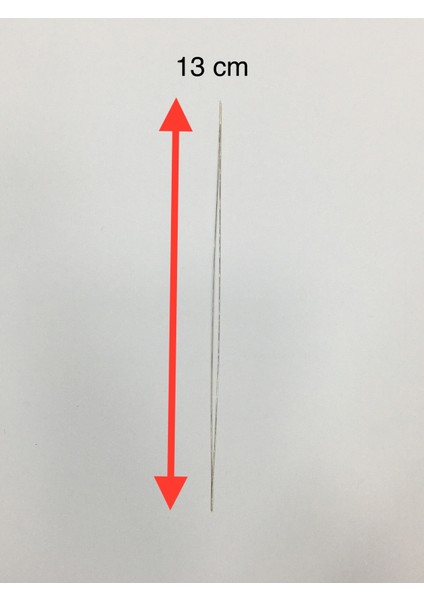 Karnıyarık Boncuk Iğnesi / Boncuk Dizim Iğnesi 13 cm fırsatları