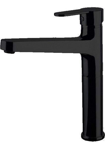 - Domino Çanak Tipi Lavabo Bataryası Siyah - 971001B