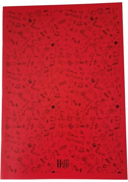 60 Yaprak Kareli Defter Plastik Kapak A-4 1 Adet Pp Kapak Büyük Boy Kareli Defter 60 Sayfa A4 Desenli Kapak