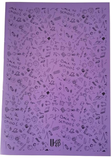 60 Yaprak Kareli Defter Plastik Kapak A-4 1 Adet Pp Kapak Büyük Boy Kareli Defter 60 Sayfa A4 Desenli Kapak
