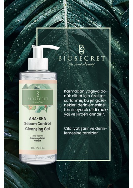 Aha-Bha Sebum Kontrol Temizleme Jeli 200ML BIO26