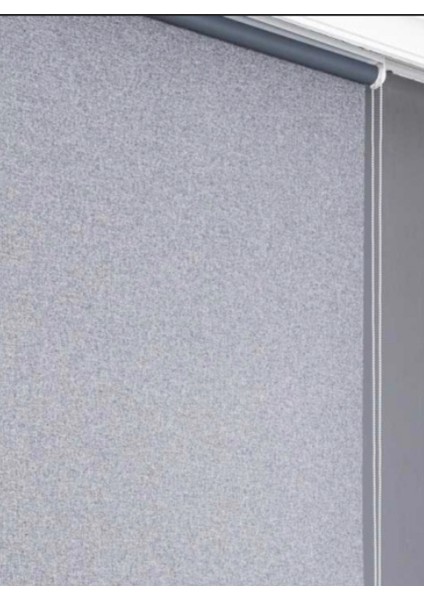 Dekoratif Keten Blackout Karartma Güneşlik Stor Perde Alüminyum Kasalı Yüksek Kaliteli - Antrasit modelleri