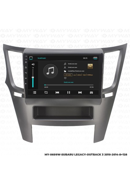 Subaru Legacy Android 12 Multimedya Carplay 4gb RAM+64GB HDD 2010-2014 Navigasyon Ekran