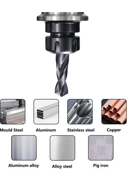3.5 mm Karbür Matkap Ucu Kaplamalı Elmas Matkap Ucu
