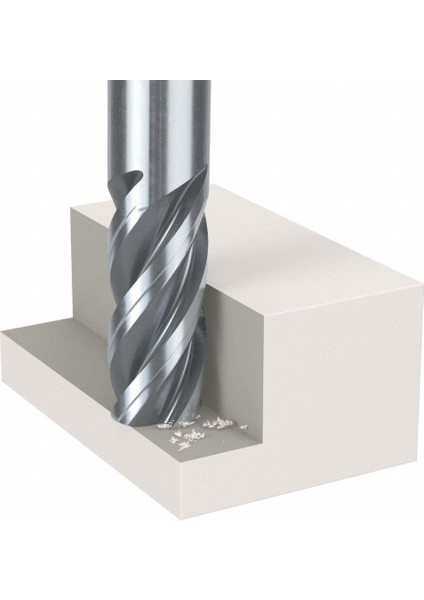 12 mm Parmak Freze Hss Freze Ucu