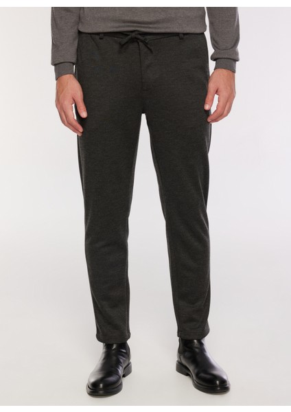 Normal Bel Dar Paça Antrasit Erkek Chino Pantolon DUBLIN modelleri