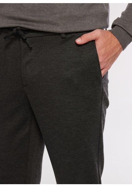 Normal Bel Dar Paça Antrasit Erkek Chino Pantolon DUBLIN fırsatları