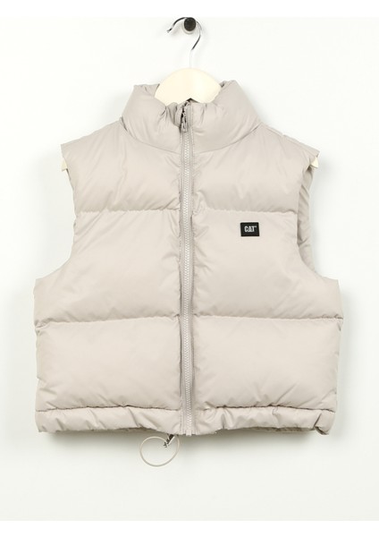 Kapitone Ekru Kadın Yelek C3WG-YLK01