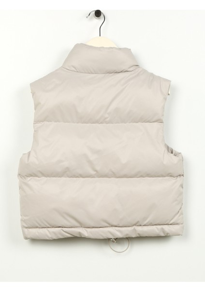 Kapitone Ekru Kadın Yelek C3WG-YLK01 modelleri