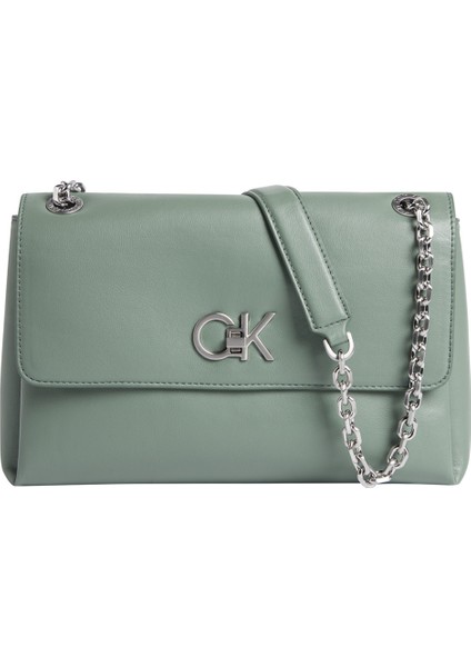 Calvin Klein Yeşil Kadın 17X24X7 Çapraz Çanta K60K611084