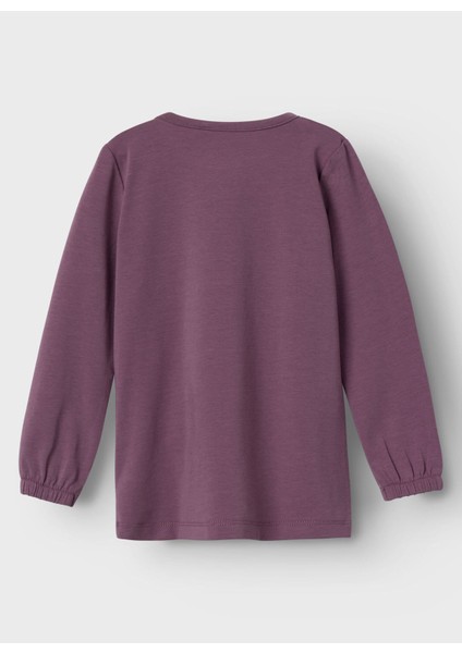 Baskılı Mor Kadın T-Shirt Nmfjerına Mınnıe Ls Top Wdı fiyatları