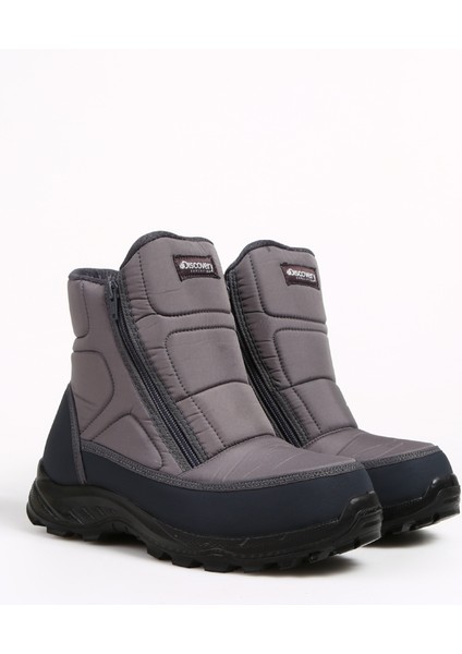 Gri Erkek Waterproof Outdoor Bot Monoco New