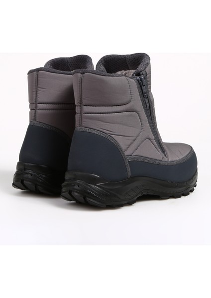 Gri Erkek Waterproof Outdoor Bot Monoco New