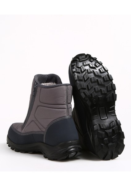 Gri Erkek Waterproof Outdoor Bot Monoco New
