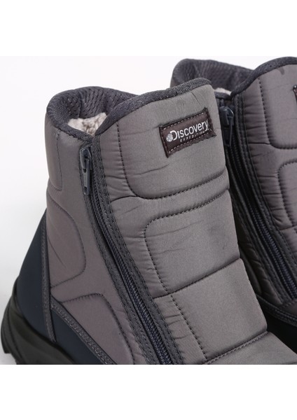 Gri Erkek Waterproof Outdoor Bot Monoco New