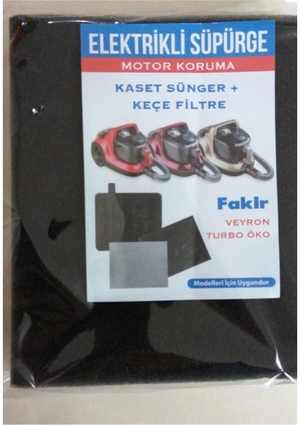 Fakir Veyron Sünger Kaset Filtre 2 Adet
