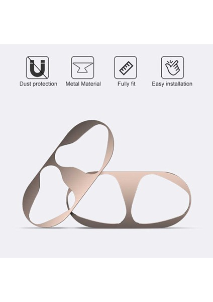 Airpod Kir Önleyici Sticker Içi Metal Koruyucu Film Manyetik Adsorpsiyon fırsatları