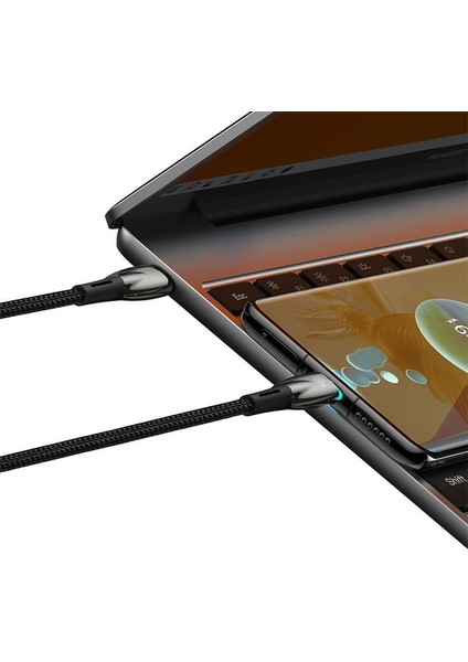 Super Şarj 1mt 100W Type-C Şarj Kablosu 480MBPS Veri Aktarım Huawei Samsung Xiaomi Şarj Kablosu modelleri