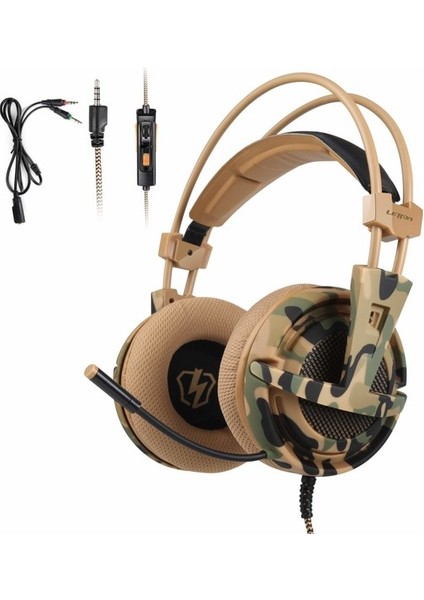 Letton L1 3.5 mm Gaming Headset Stereo Pc Dizüstü Akıllı Kulaklık () (Yurt Dışından)