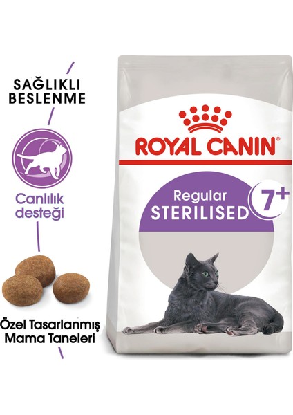 Sterilised +7 Yaşlı Kedi Maması - 3,5 kg