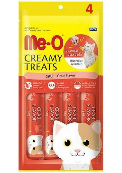 Me-O Creamy Yengeç&ton Balıklı 4X15 gr
