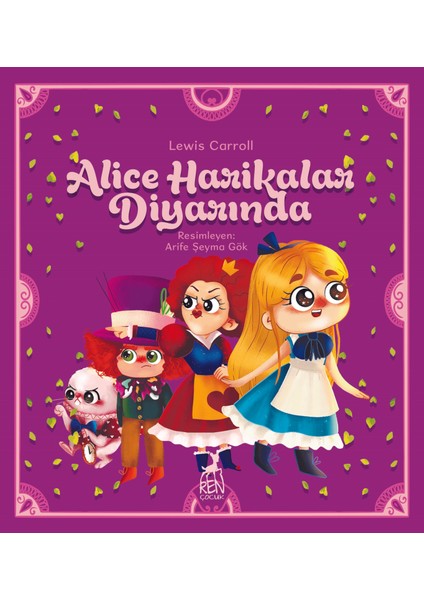 Alice Harikalar Diyarında (Kare Kitap) - Lewis Caroll