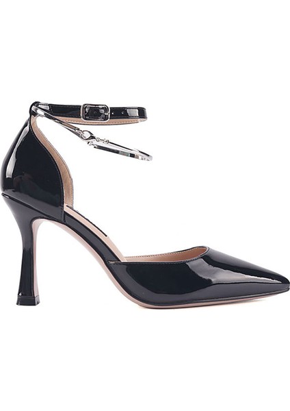 Tıbby 3pr Siyah Kadın Topuklu Ayakkabı