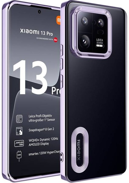 Xiaomi Mi 13 Pro Kkılıf Logo Detaylı Esnek Elis Lazer Silikon Kapak