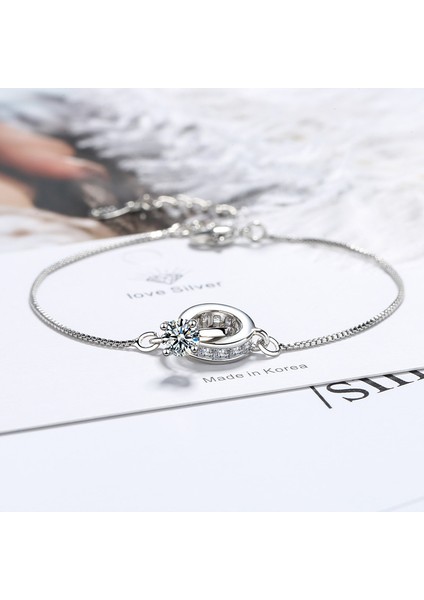 Çift Halka Zirkon Bileklik (Yurt Dışından) modelleri