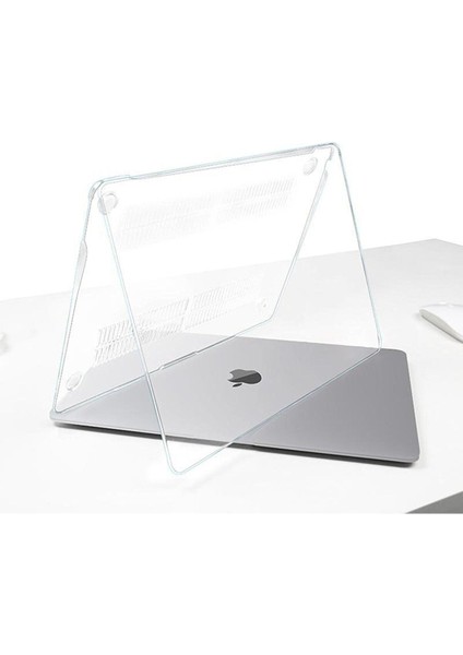 Apple Macbook Air M2 15 Inç 2023 M2 Çip A2941 Uyumlu 360 Derece Parlak Şeffaf Tam Korumalı Kılıf