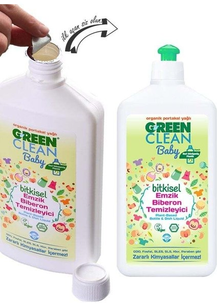 Baby Bitkisel Emzik Biberon Temizleyici 500ml
