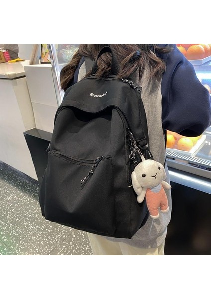 Bayanlar Öğrenci Okul Çantası Basit Moda Sırt Çantası (Yurt Dışından) fiyatları