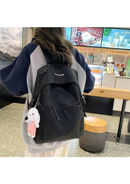 Bayanlar Öğrenci Okul Çantası Basit Moda Sırt Çantası (Yurt Dışından) fırsatları