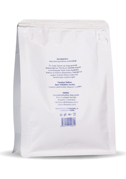 Taze Öğütülmüş Kavrulmuş Türk Kahvesi Bol Köpüklü 100 gr x 5