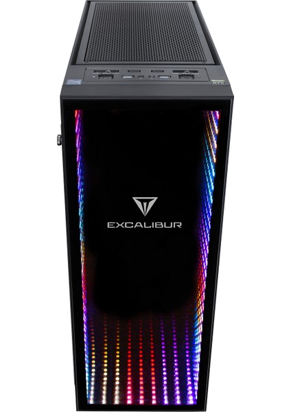 Excalibur E75H.127F-DXB0X-0SD Intel Core i7-12700F 32GB RAM 2 TB NVME SSD GEN4 RTX 4060 Freedos