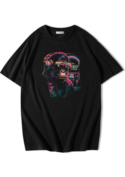 Oversize Neon Gorilla T-Shirt