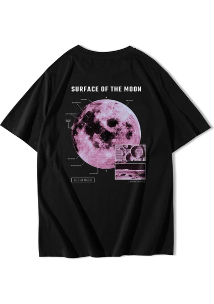 BRZ Collection Unisex Oversize Surface On The Moon T-Shirt